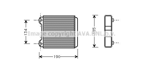 AVA QUALITY COOLING šilumokaitis, salono šildymas AI6183